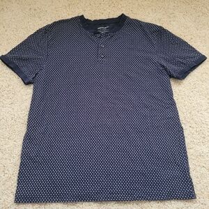 Paper Denim & Cloth UPF 50+ Navy  Cotton Stretch Tshirt L